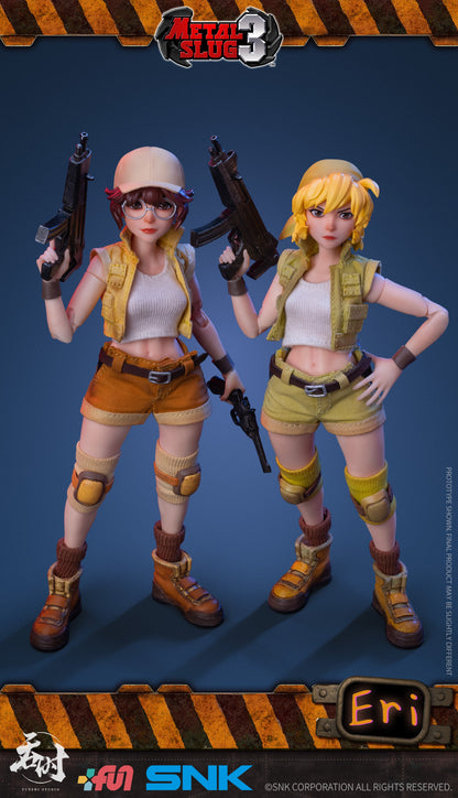 (Preorder) SNK licensed Tunshi Studio 1/12 metal slug wave 2 Fio and Eri action figure